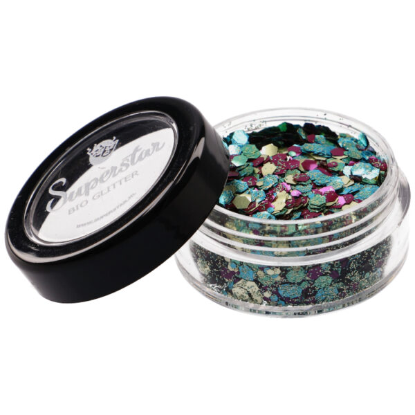SUPERSTAR - Chunky Glitter - Rainforest BIODEGRADABLE (6 ml)