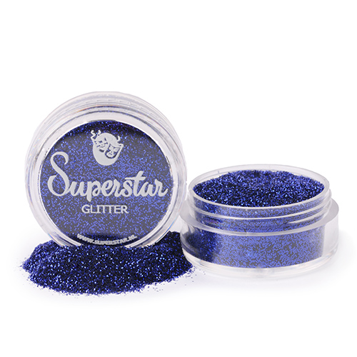 SUPERSTAR - Fint Glitter - Dåse (Blue Dark)