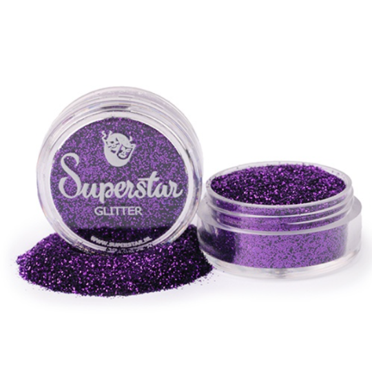 SUPERSTAR - Fint Glitter - Dåse (Purple Violet)