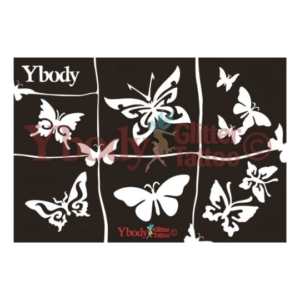 YBODY - A5 skabelon - Sommerfugle