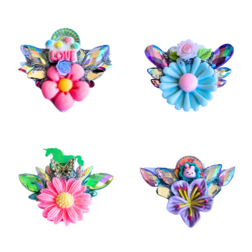 KULØRKUFFERTEN - Bling - Fairy Flower (4-pack)